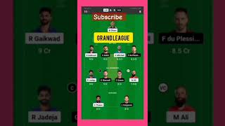 #iplt20 2024 #dream11 team of the today match #trending #viral #subcribe 😱