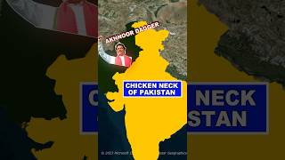 Pakistan Chicken's Neck | Akhnoor Dagger #upsc #shorts #ias #explore #indvspak