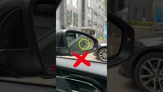 Properly adjusted mirrors make driving safer!#shorts #short #shortsvideo #car #driving #tips