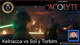 El Acólyte episodio 7 Kelnacca vs Sol y Torbim.