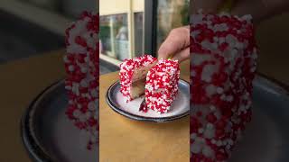 Candy cane lamingtons!