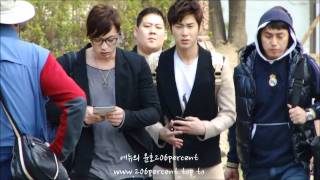 [Fancam] 110414 Yunho coming to Hope Festival [206percent]