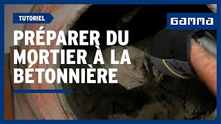 Faire du mortier avec une bétonnière ? Suivez ces 5 étapes | GAMMA Belgique