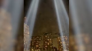 The iconic Tribute in Light return once again this year to mark 23 yr since the 9/11 terror attacks.