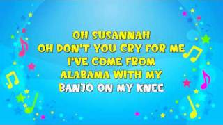 Oh Susanna | Sing A Long | Nursery Rhyme | KiddieOK