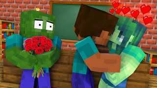 Monster School : LOVE CURSE CHALLENGE - Minecraft Animation