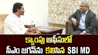 SBI MD Shri Arijit Basu & team met AP CM YS Jagan at camp office | Ysrcp Social Media