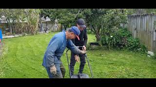 NEWLY HIRED LAWNMOWER MAN!..../HENZ74@NZ VLOG