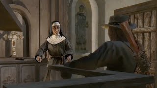 The NPC Nun mistakes Jack Marston for John Marston