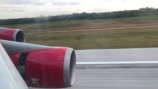 Канкун посадка Cancun landing B747 26.12.17