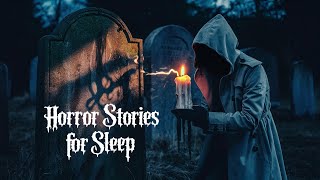 Eerie Narratives Stories for Sleep | Black Screen Horror Stories with Ambient Rain Sounds