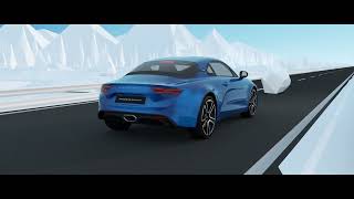 Alpine A110 - Notbremsung