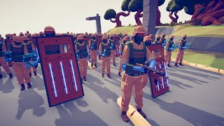 CAN 150x MILITARY SOLDIER CAPTURE ENEMY CITY? - Totally Accurate Battle Simulator TABS