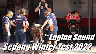 MotoGP Pure Engine sound 2022 Sepang Test