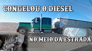 CONGELOU O DIESEL DO CAMINHÃO NO MEIO DA ESTRADA!