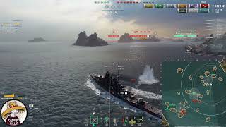 World Of Warships - Schlieffen 250k 5 Kill Async Battle