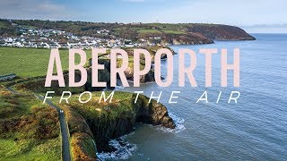 Aberporth from the air (drone flying in West Wales)