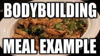 ★ EASY Bodybuilding Meal Example:  Chicken Teriyaki Stir Fry