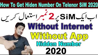 How To Use 2nd Number | on Telenor Sim | 2020