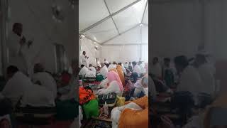 Khutbah Wukuf di Dalam Tenda Jamaah Haji Bogor