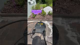 Paver Cleaning #pressurewashing #home #diy #entrepreneur #paversealing #homemade #fypシ #fyp