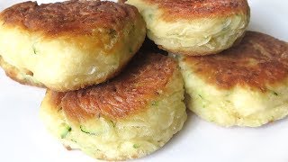 ВКУСНЫЕ ПЫШНЫЕ Оладьи из кабачков на кефире КАК ПИРОЖКИ! Оладьи РЕЦЕПТ