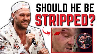 Should Tyson Fury Be STRIPPED Of His Titles? Tyson Fury Vs Oleksandr Usyk CANCELLED AGAIN?