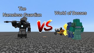 The Nameless Guardian vs World of Bosses  Minecraft  Mob Battle