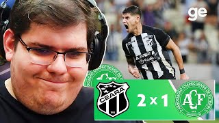 CASIMIRO REAGE A CEARÁ 2X1 CHAPECOENSE | MELHORES MOMENTOS | BRASILEIRÃO SÉRIE B #casimiro