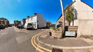 walking around the back streets poole dorset