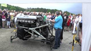 Start of a Rolls Royce Merlin Engine