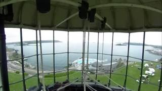 From inside Smeaton's Tower on Plymouth Hoe, UK