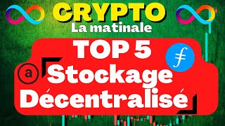 🚨Matinale Bonus :Projet Crypto CrossChain ! + Analyses Crypto Stockage décentralisé