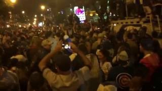 ABC 7 News Van Post Chicago Cubs World Series Clincher