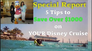 The BEST 5 Tips to Save Money On Disney Cruise