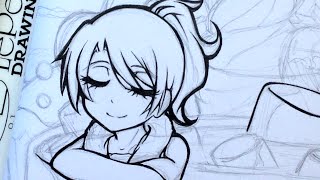 Tutorial: How to Ink Manga Drawings