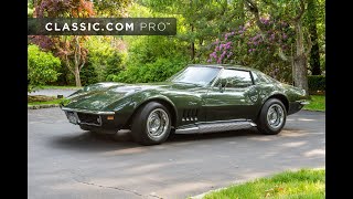 CLASSIC.COM Pro - 1969 Chevrolet Corvette - Walk around + Engine running