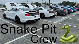 Getting the Snakes together at Cars & Coffee