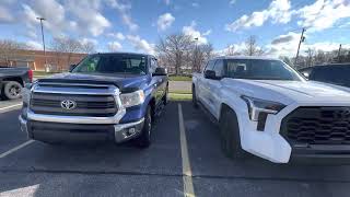 What year is this Tundra? Side by side with the new body