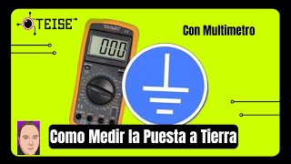 Como PROBAR  UNA PUESTA A TIERRA CON MULTIMETRO.Seguridad electrica.Prueba electrica.Puesta a tierra