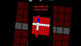 denmark flag on a  8 by 8rubik's cube #shorts#youtubeshorts#shortsvideo