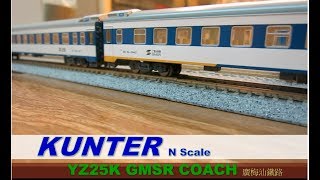 Kunter N SCALE YZ25K  廣梅汕鐵路客車