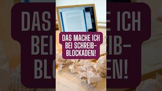 Tschüss, Schreibblockaden! Das mache ich, um in den Schreibflow zu kommen. #schreibcoaching