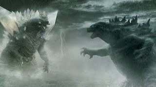 MV Godzilla And Heisei Godzilla VS Space Godzilla Battle Of Life... (Godzilla Omniverse)