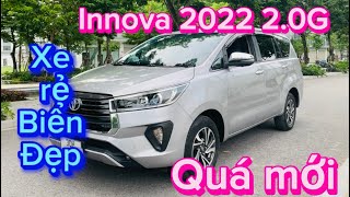 [Quá mới] Innova siêu lướt 2022 số tự động, biển Hà Nội một chủ từ mới chạy chỉ 2 vạn km