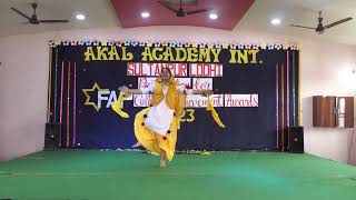 Folk Dance (solo) by Mehakpreet kaur for FAP CULTURAL ACHIEVEMENT AWARDS 2023