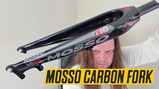 Mosso full carbon disc brake fork M5FCB from aliexpress review.