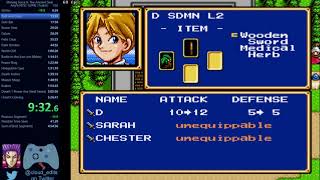 Shining Force 2 Any% in 5:20:18 (outdated) was WR for like 6 months