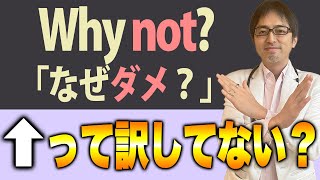 【めっちゃ使える】ネイティブがよく使う「Why not ?」ってどんな意味？