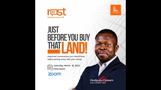 REST - Just before you buy that land